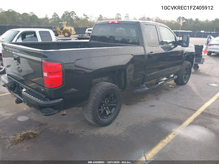 1GCVKREC1FZ405912 2015 Chevrolet Silverado 1500 2Lt