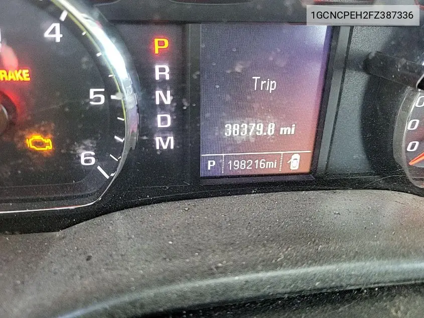 1GCNCPEH2FZ387336 2015 Chevrolet Silverado 1500 Wt