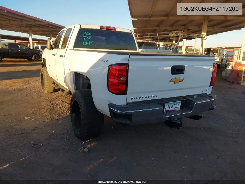 1GC2KUEG4FZ117200 2015 Chevrolet Silverado 2500Hd Wt
