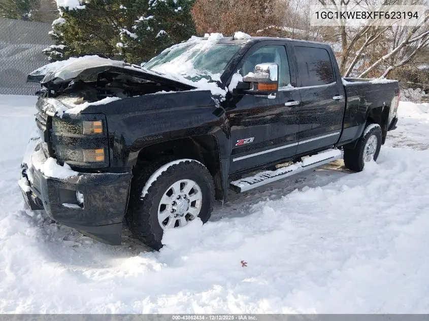 1GC1KWE8XFF623194 2015 Chevrolet Silverado 2500Hd Ltz