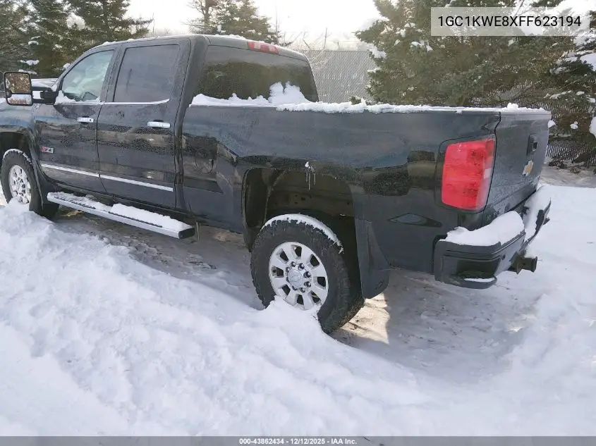 1GC1KWE8XFF623194 2015 Chevrolet Silverado 2500Hd Ltz