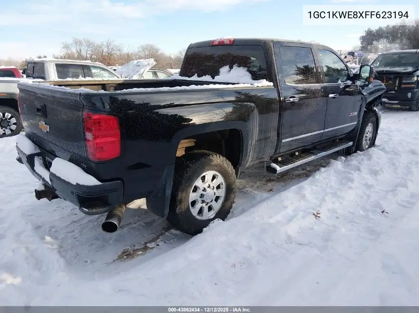 1GC1KWE8XFF623194 2015 Chevrolet Silverado 2500Hd Ltz