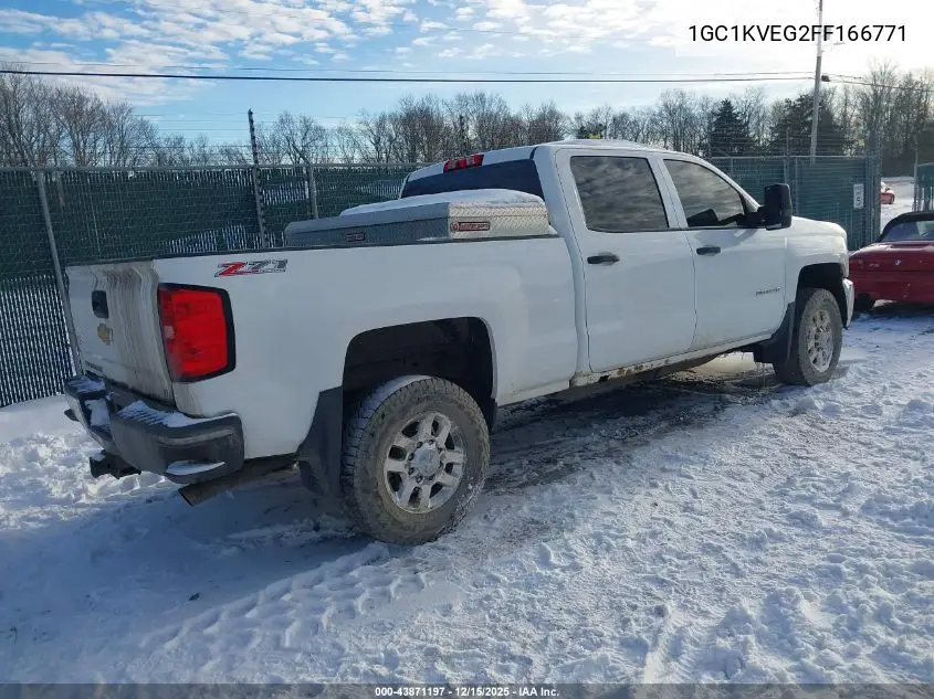 1GC1KVEG2FF166771 2015 Chevrolet Silverado 2500Hd Lt