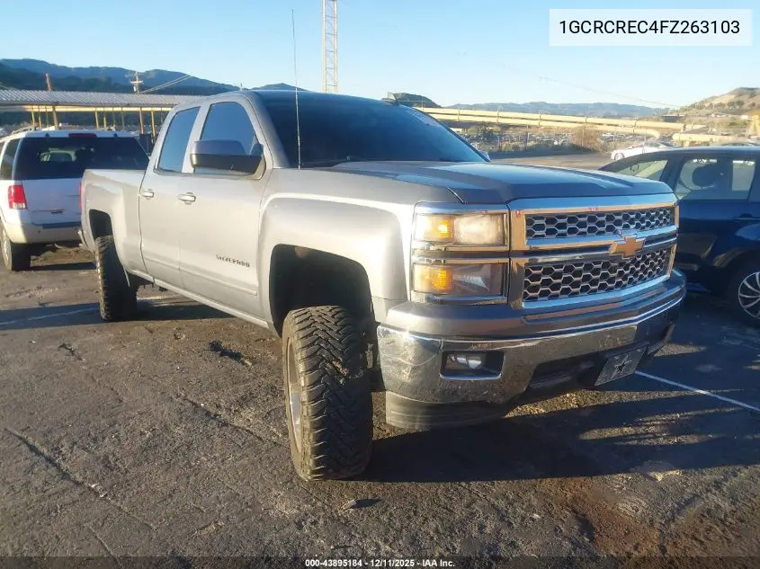1GCRCREC4FZ263103 2015 Chevrolet Silverado 1500 1Lt