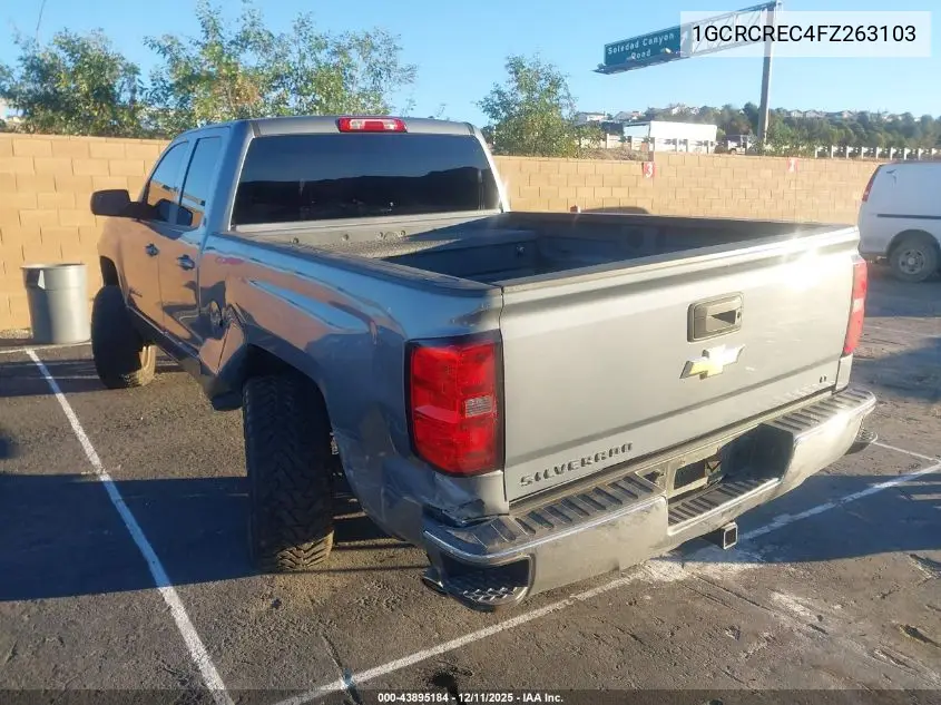1GCRCREC4FZ263103 2015 Chevrolet Silverado 1500 1Lt
