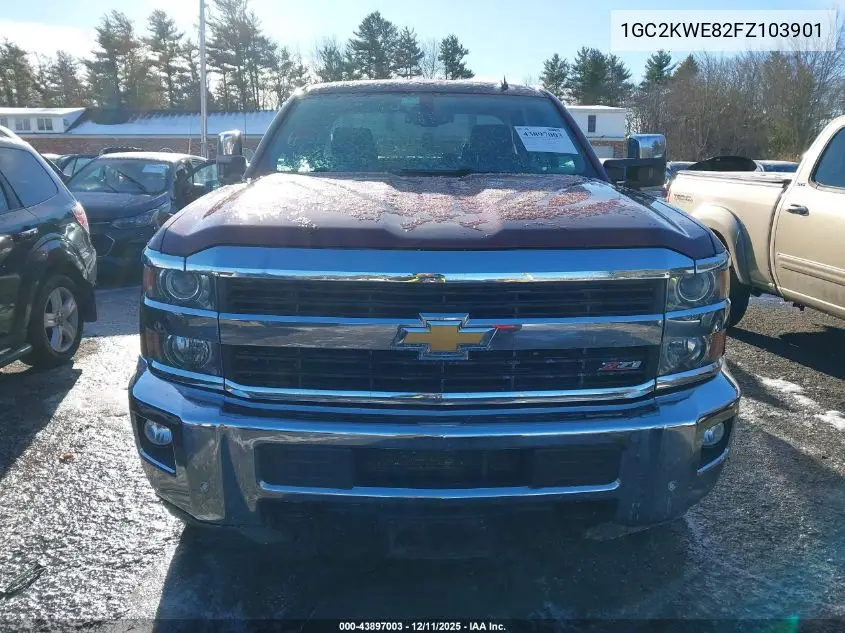 1GC2KWE82FZ103901 2015 Chevrolet Silverado 2500Hd Ltz