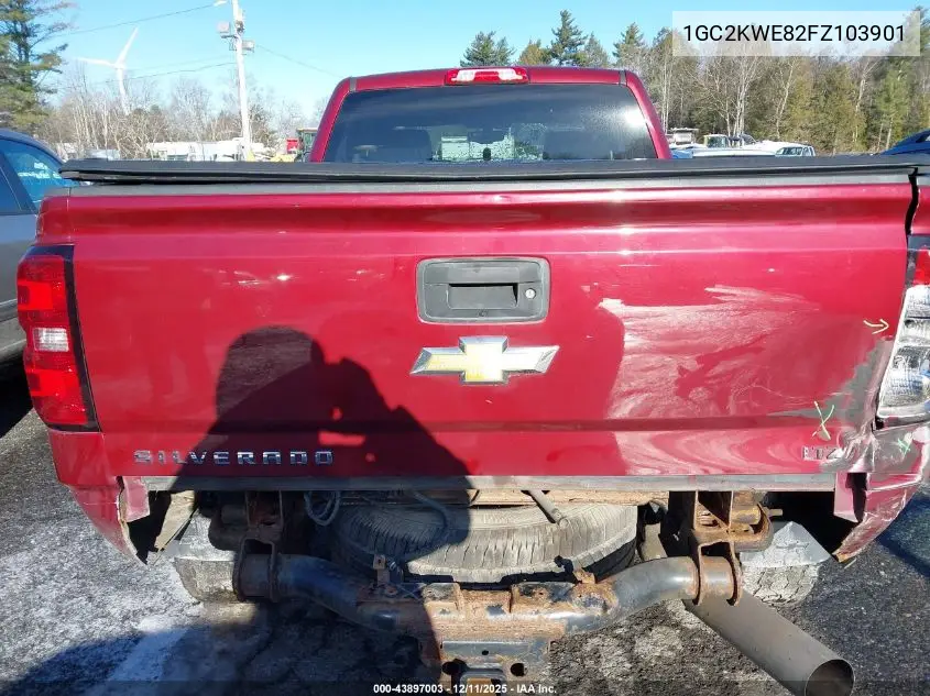 1GC2KWE82FZ103901 2015 Chevrolet Silverado 2500Hd Ltz