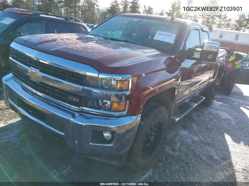 1GC2KWE82FZ103901 2015 Chevrolet Silverado 2500Hd Ltz
