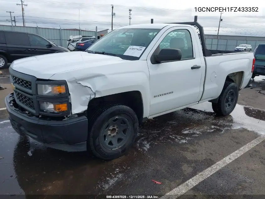 1GCNCPEH1FZ433352 2015 Chevrolet Silverado 1500 Wt