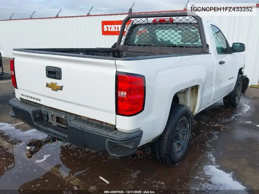1GCNCPEH1FZ433352 2015 Chevrolet Silverado 1500 Wt