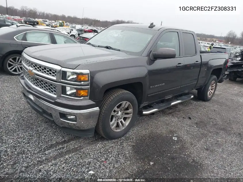 1GCRCREC2FZ308331 2015 Chevrolet Silverado 1500 1Lt