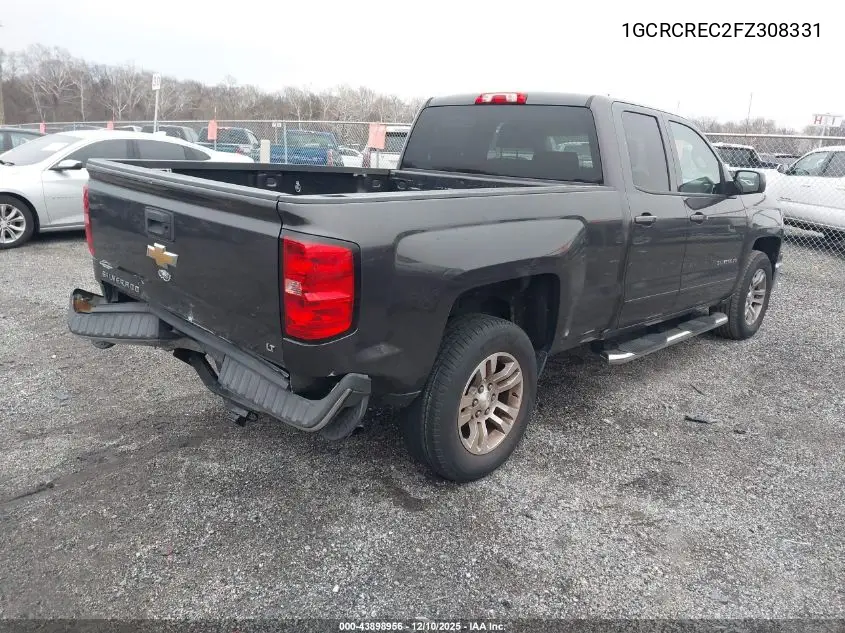 1GCRCREC2FZ308331 2015 Chevrolet Silverado 1500 1Lt