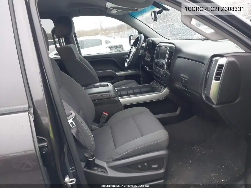 1GCRCREC2FZ308331 2015 Chevrolet Silverado 1500 1Lt
