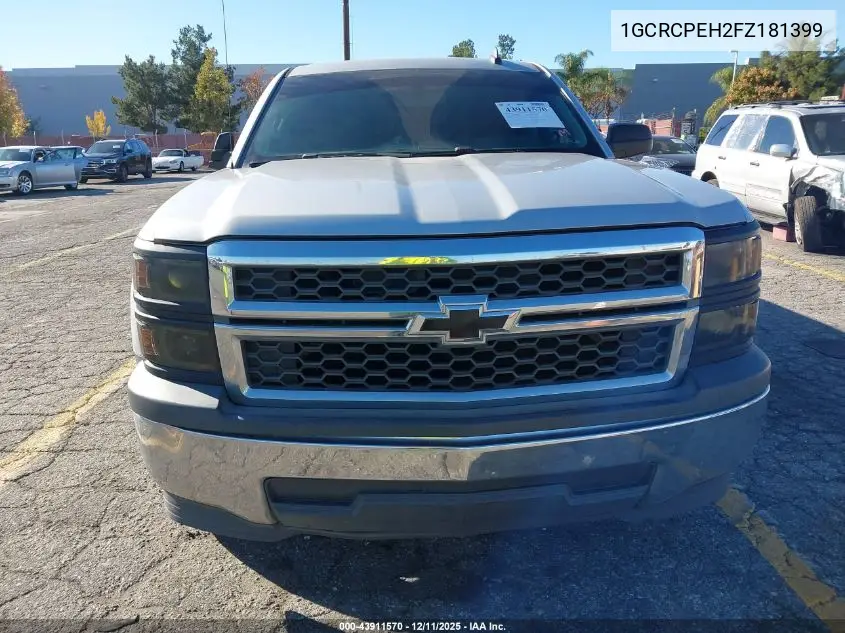 1GCRCPEH2FZ181399 2015 Chevrolet Silverado 1500 Ls
