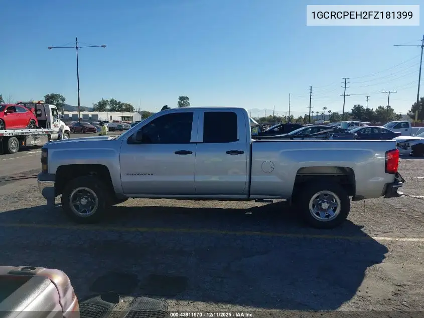 1GCRCPEH2FZ181399 2015 Chevrolet Silverado 1500 Ls