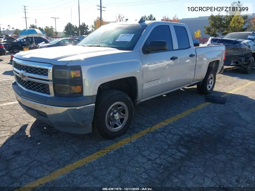 1GCRCPEH2FZ181399 2015 Chevrolet Silverado 1500 Ls
