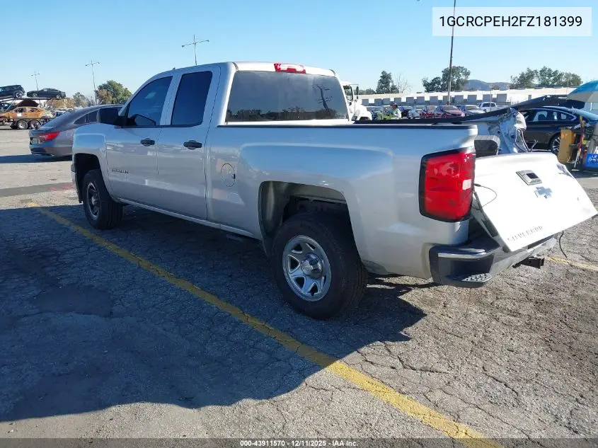 1GCRCPEH2FZ181399 2015 Chevrolet Silverado 1500 Ls
