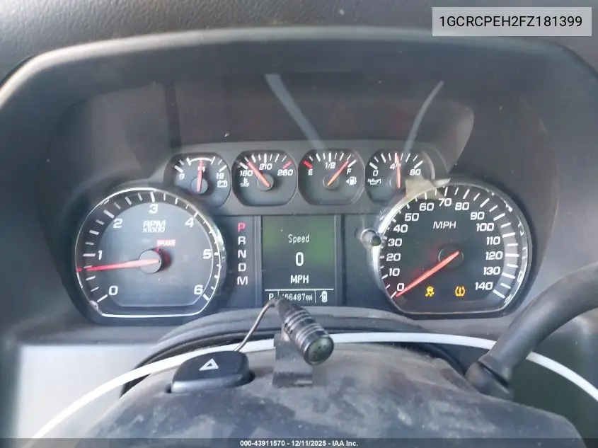 1GCRCPEH2FZ181399 2015 Chevrolet Silverado 1500 Ls