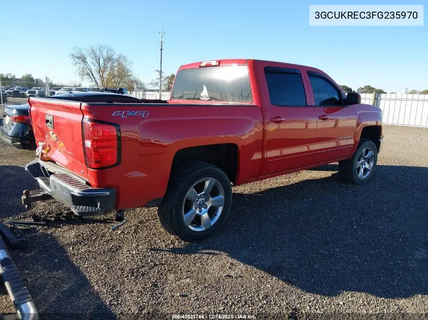 3GCUKREC3FG235970 2015 Chevrolet Silverado 1500 1Lt