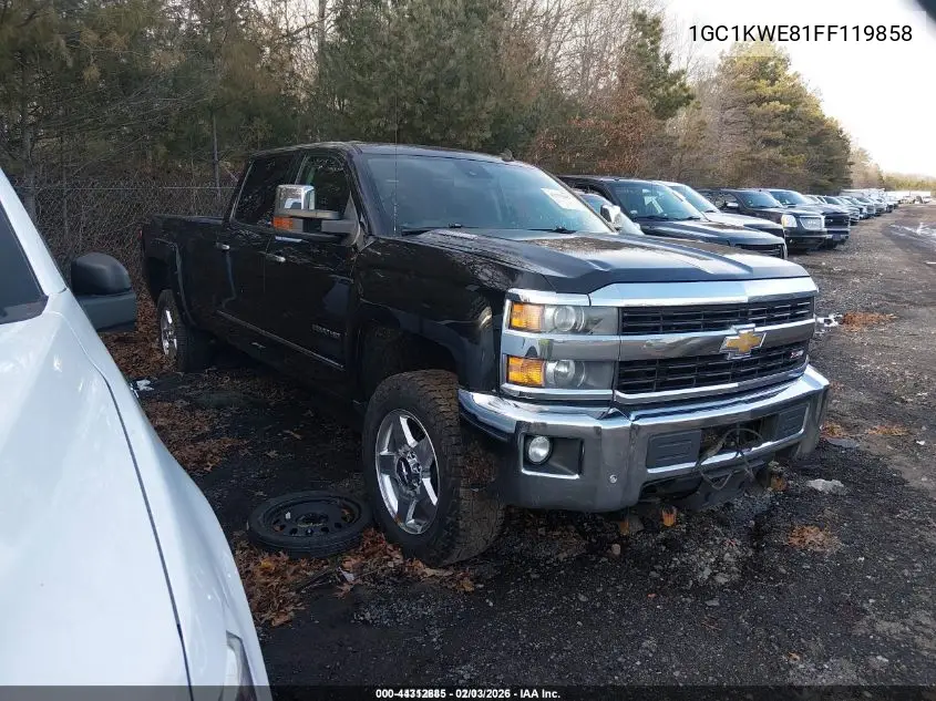 1GC1KWE81FF119858 2015 Chevrolet Silverado 2500Hd Ltz