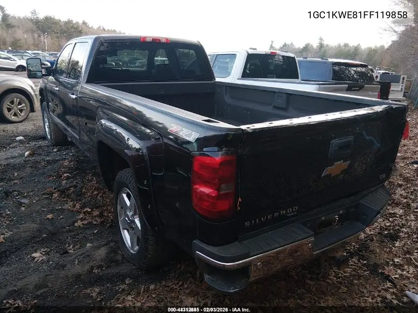 1GC1KWE81FF119858 2015 Chevrolet Silverado 2500Hd Ltz