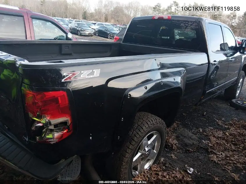 1GC1KWE81FF119858 2015 Chevrolet Silverado 2500Hd Ltz