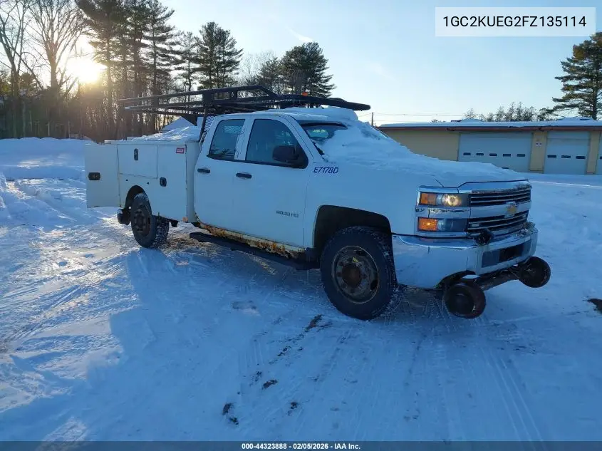 1GC2KUEG2FZ135114 2015 Chevrolet Silverado 2500Hd Wt