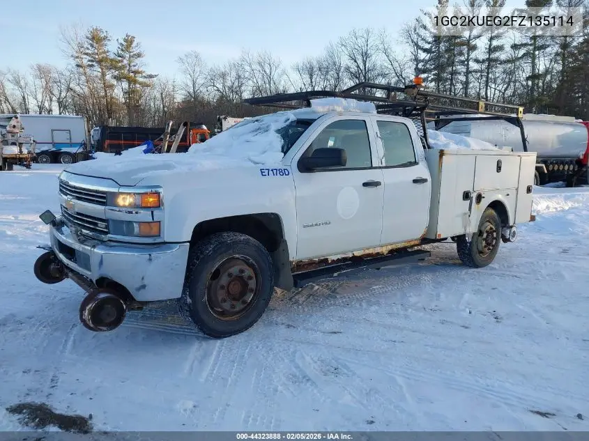 1GC2KUEG2FZ135114 2015 Chevrolet Silverado 2500Hd Wt