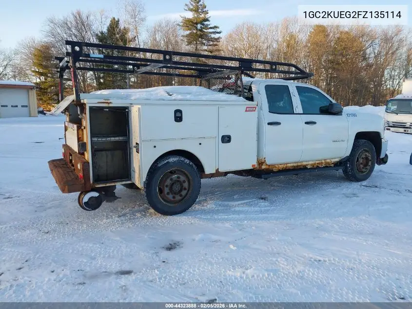 1GC2KUEG2FZ135114 2015 Chevrolet Silverado 2500Hd Wt