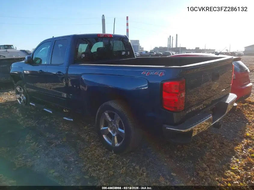 1GCVKREC3FZ286132 2015 Chevrolet Silverado 1500 1Lt