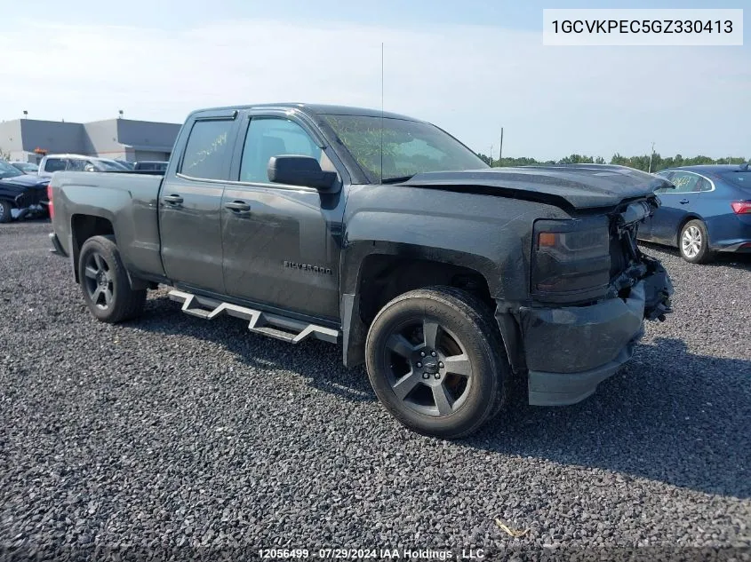 2016 Chevrolet Silverado K1500 Custom VIN: 1GCVKPEC5GZ330413 Lot: 12056499