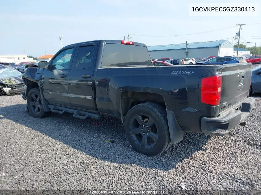 2016 Chevrolet Silverado K1500 Custom VIN: 1GCVKPEC5GZ330413 Lot: 12056499