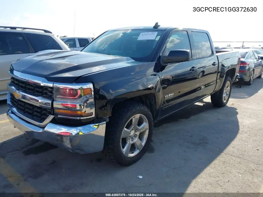 3GCPCREC1GG372630 2016 Chevrolet Silverado 1500 1Lt