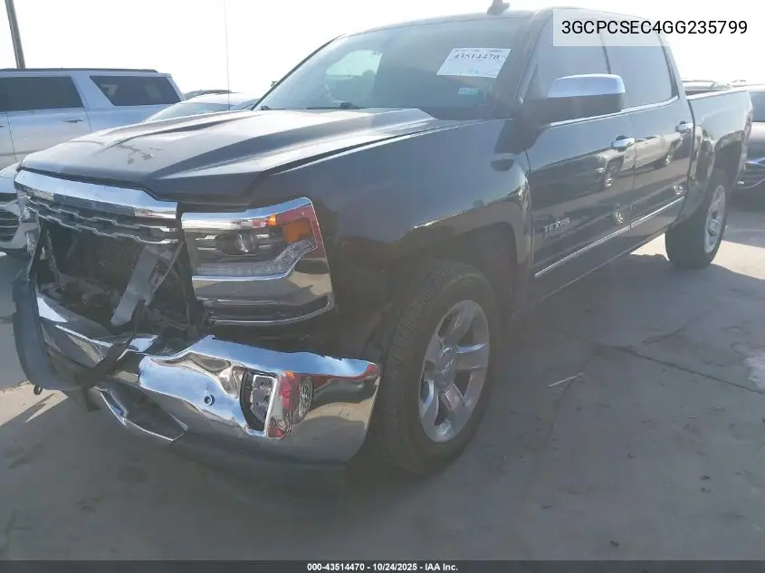 3GCPCSEC4GG235799 2016 Chevrolet Silverado 1500 1Lz
