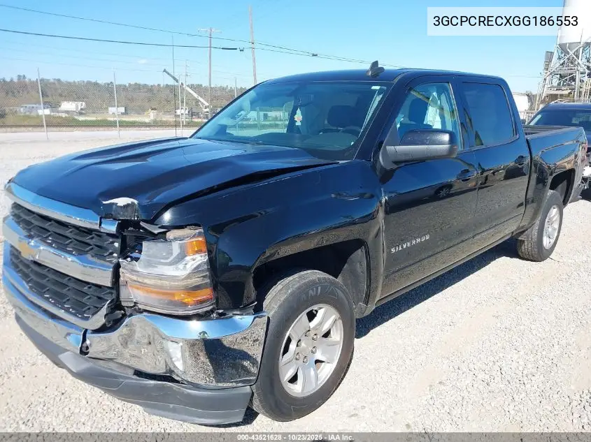 3GCPCRECXGG186553 2016 Chevrolet Silverado 1500 1Lt