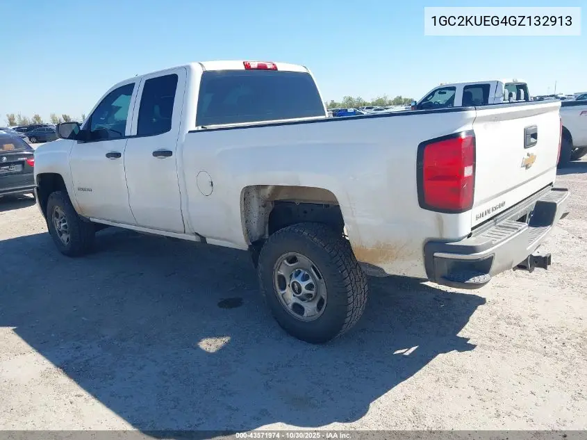 1GC2KUEG4GZ132913 2016 Chevrolet Silverado 2500Hd Wt