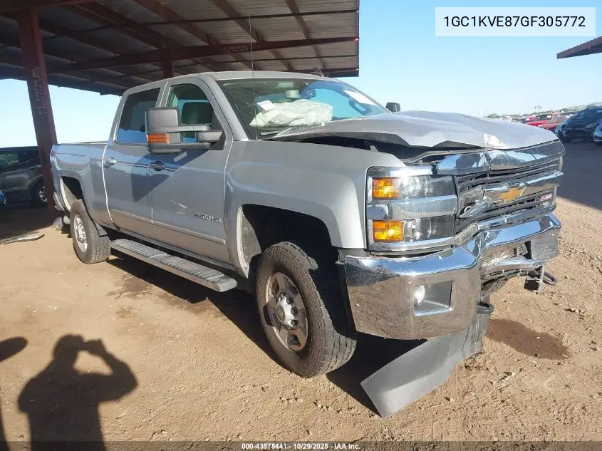 1GC1KVE87GF305772 2016 Chevrolet Silverado 2500Hd Lt