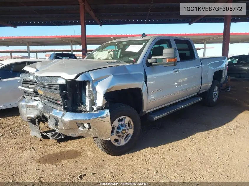 1GC1KVE87GF305772 2016 Chevrolet Silverado 2500Hd Lt