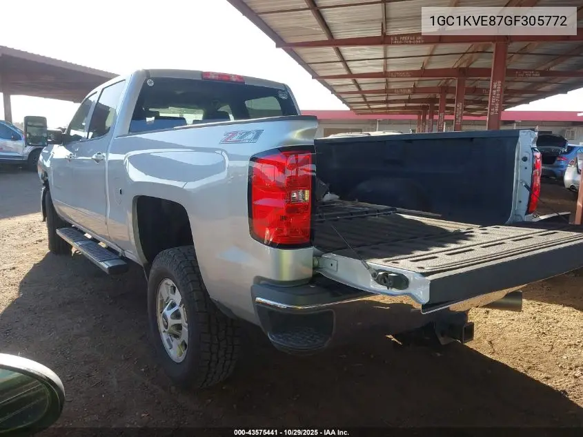 1GC1KVE87GF305772 2016 Chevrolet Silverado 2500Hd Lt