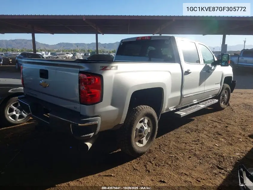 1GC1KVE87GF305772 2016 Chevrolet Silverado 2500Hd Lt