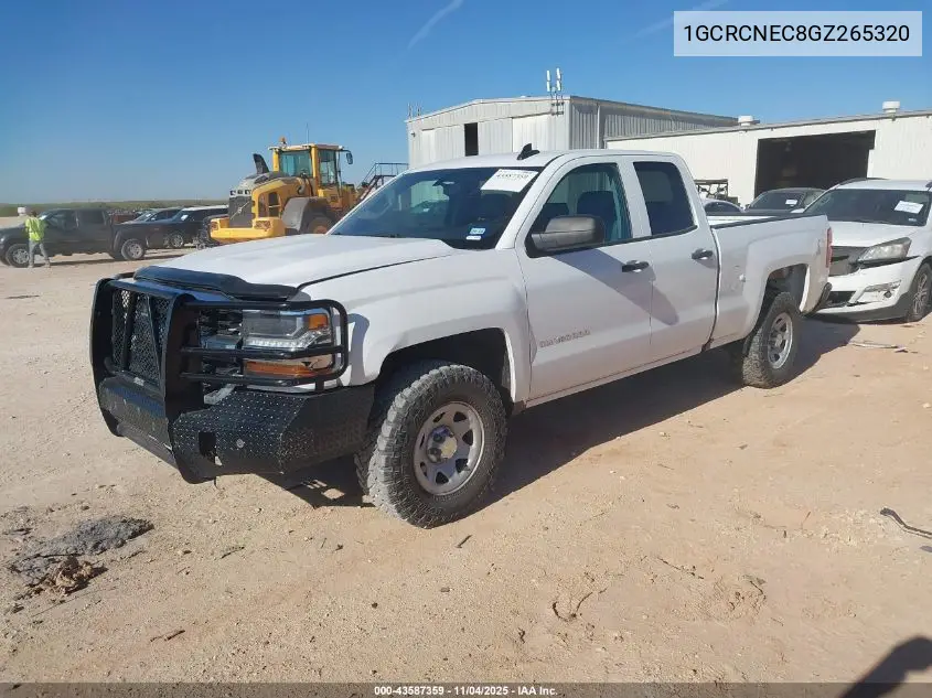 1GCRCNEC8GZ265320 2016 Chevrolet Silverado 1500 Wt