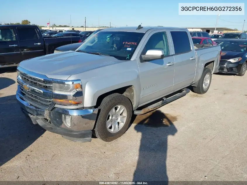 3GCPCREH6GG272356 2016 Chevrolet Silverado 1500 1Lt