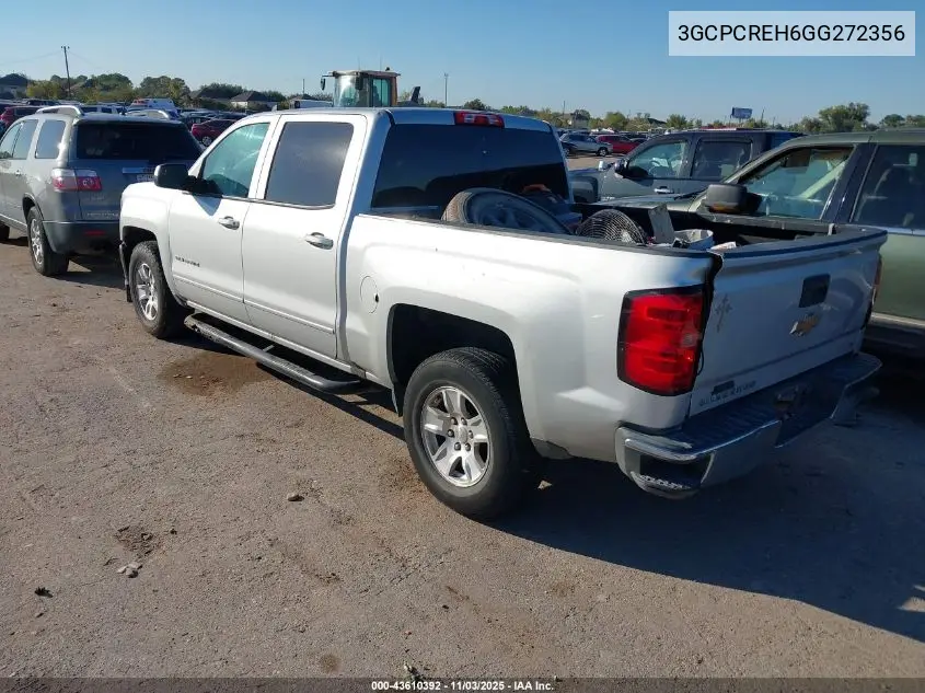 3GCPCREH6GG272356 2016 Chevrolet Silverado 1500 1Lt