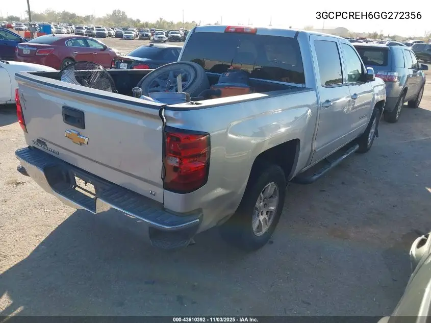 3GCPCREH6GG272356 2016 Chevrolet Silverado 1500 1Lt