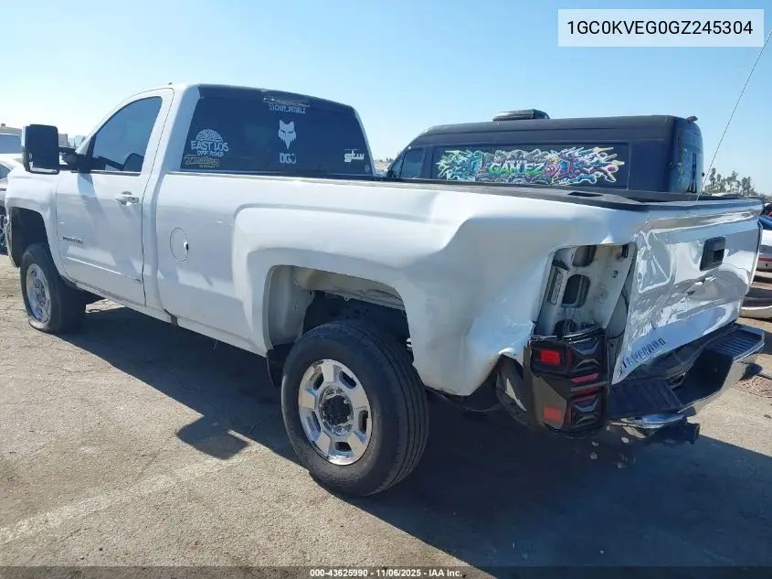 1GC0KVEG0GZ245304 2016 Chevrolet Silverado 2500Hd Lt