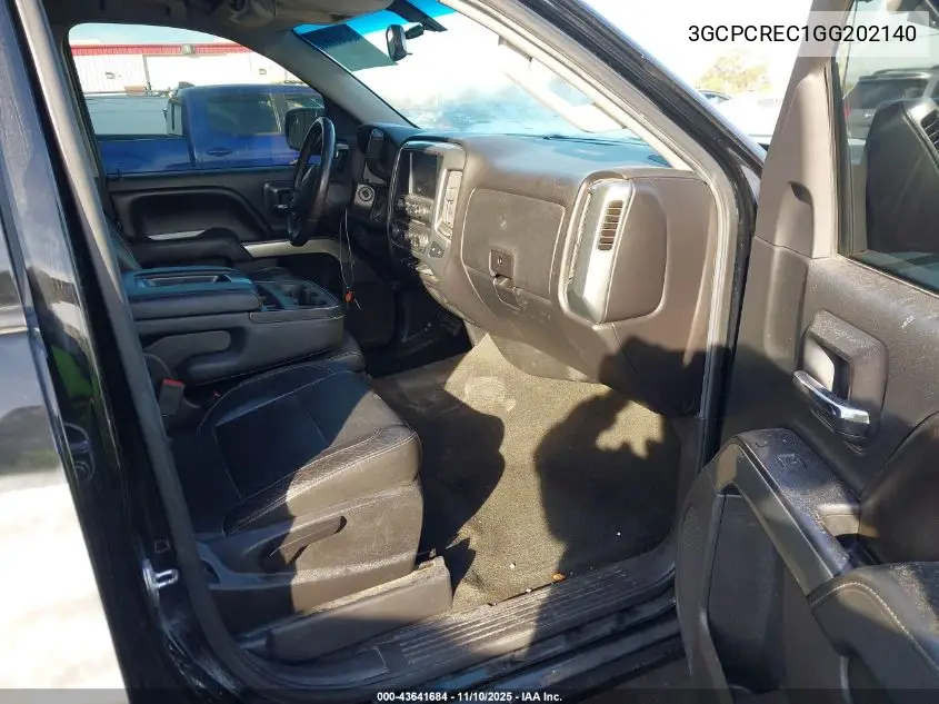 3GCPCREC1GG202140 2016 Chevrolet Silverado 1500 1Lt