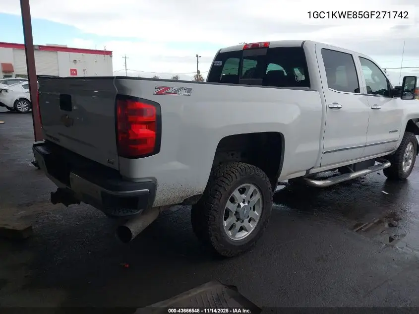 1GC1KWE85GF271742 2016 Chevrolet Silverado 2500Hd Ltz