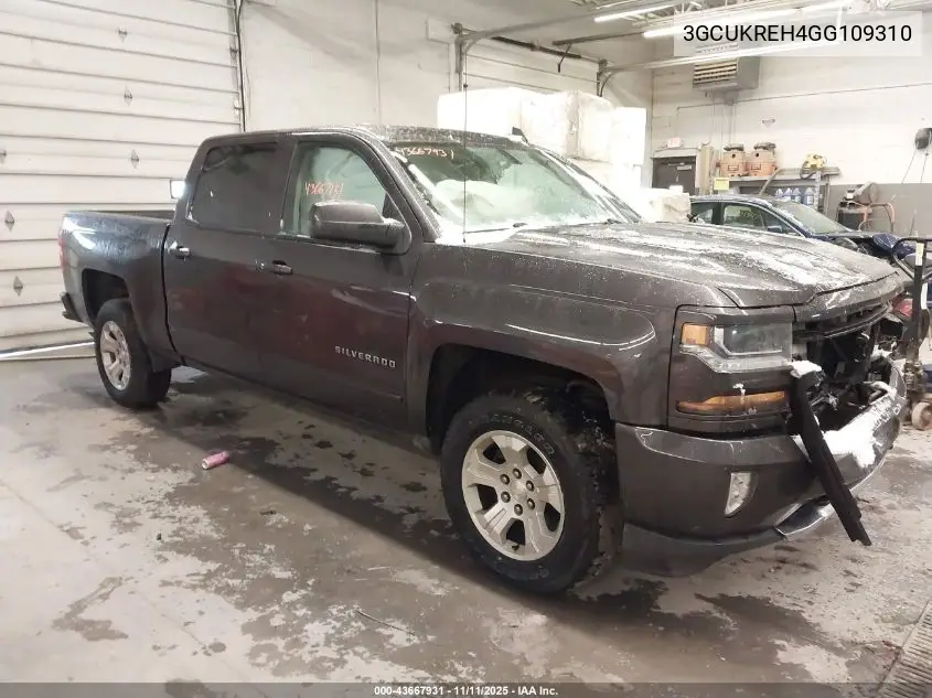 3GCUKREH4GG109310 2016 Chevrolet Silverado 1500 2Lt