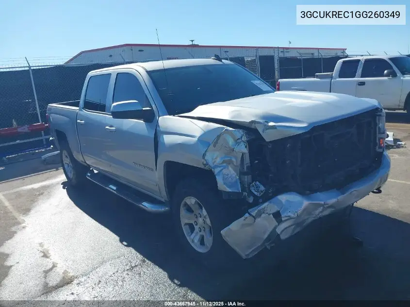 3GCUKREC1GG260349 2016 Chevrolet Silverado 1500 2Lt