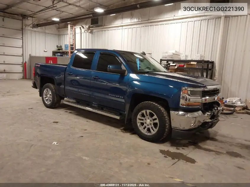 3GCUKREC1GG221390 2016 Chevrolet Silverado 1500 1Lt